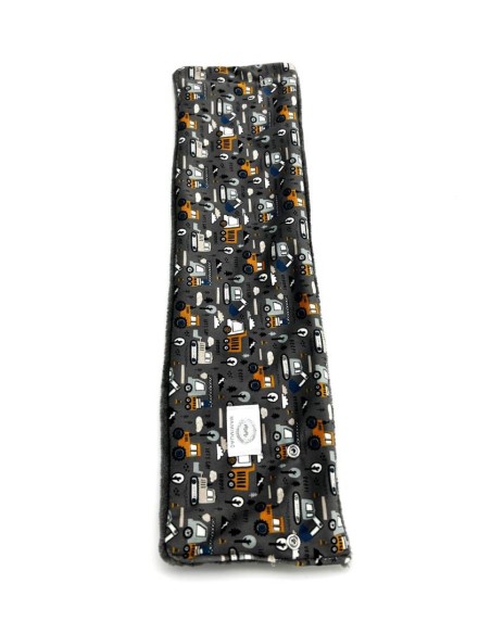 Cuello Pelo Tractor gris