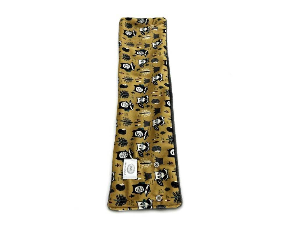Cuello pelo Tejón mostaza