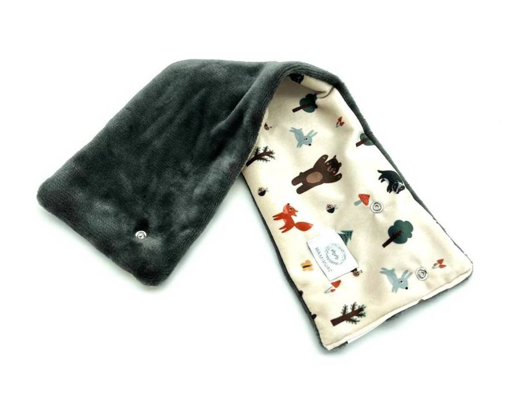 Cuello pelo Forest blanco