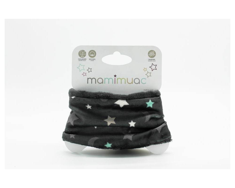 Cuello pelo luna gris