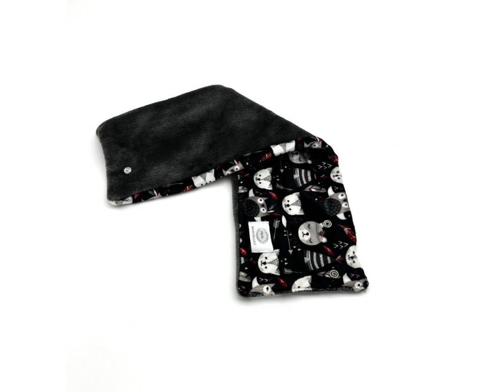 Cuello pelo Mapache rojo