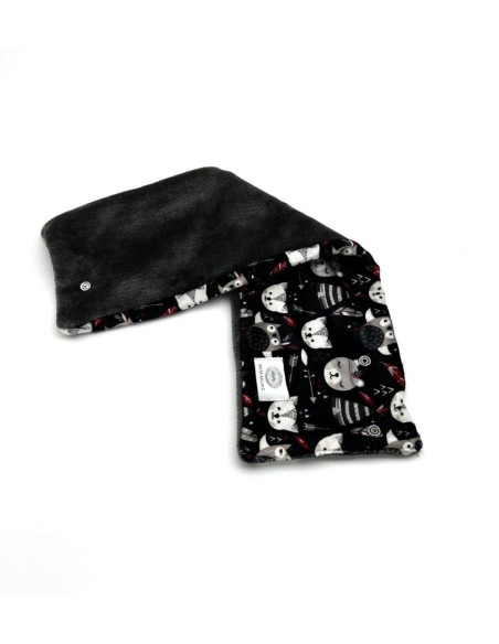 Cuello pelo Mapache rojo