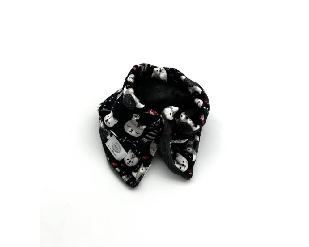 Cuello pelo Mapache rojo