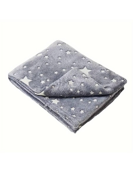 MANTA FLUOR  PEQUEÑA ESTRELLAS