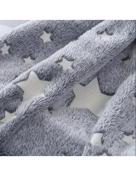 MANTA FLUOR  PEQUEÑA ESTRELLAS