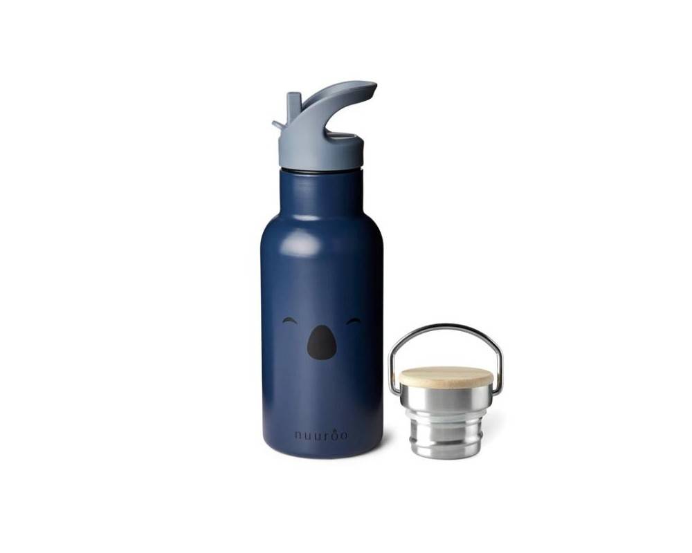 NU143 Bertil botella agua Koala Black Iris
