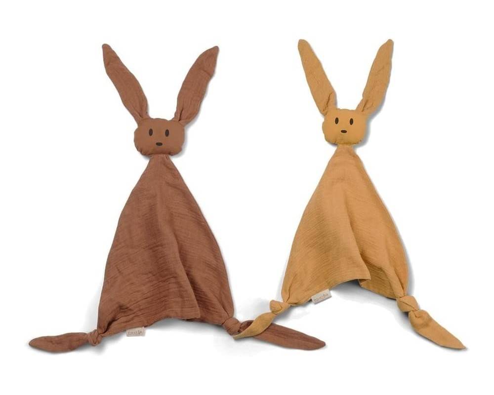 NU181 Ado doudou 2-pack Caramel Café / Golden Yell