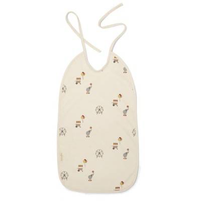NU213 Alberte babero extra largo Creme - Circus