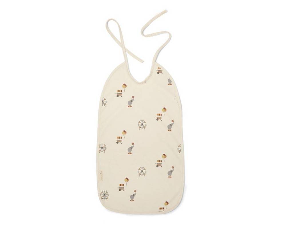 NU213 Alberte babero extra largo Creme - Circus