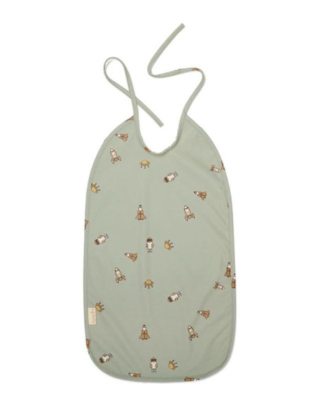 NU213 Alberte babero extra largo Light green- Spac