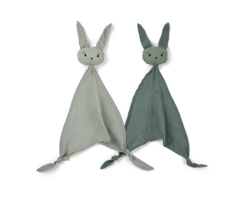 NU252 Ado doudou 2-pack Light green / Warm green