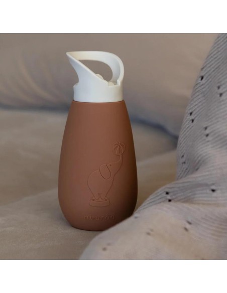 NU387 Pax botella silicona - 350 ml Caramel Café