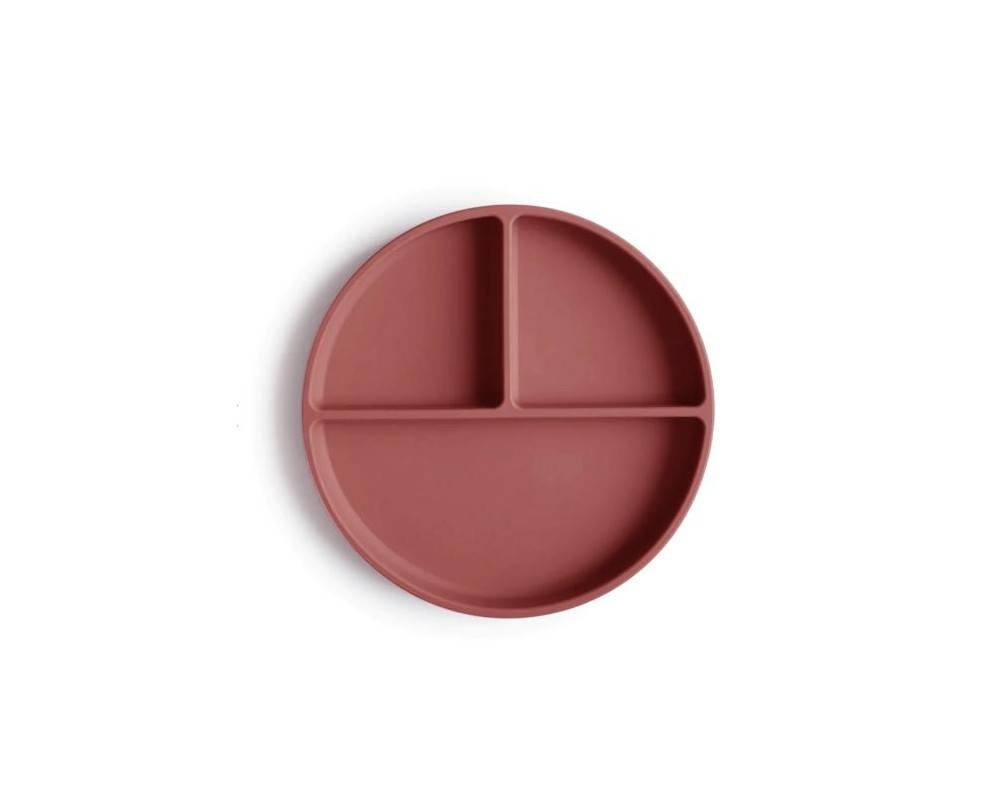 NU454 Mingo plato compartimentos Mahogany