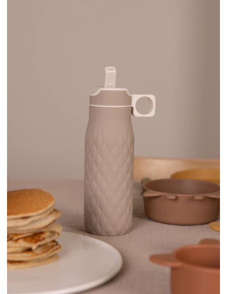 NU513 Nima botella silicona 400 ml Cobblestone