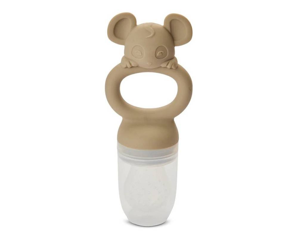 NU519 Lauge silicone fruit pacifier cobblestone