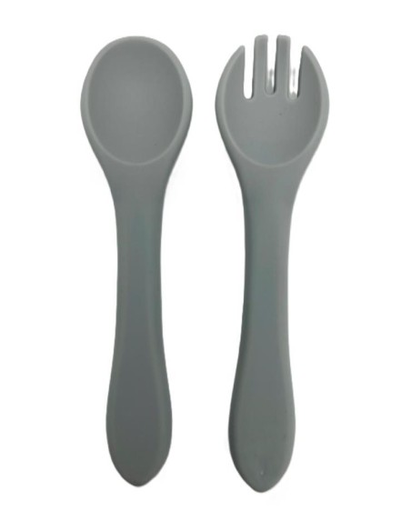 CUBIERTOS SILICONA GRIS CUBIERTOS SILICONA GRIS