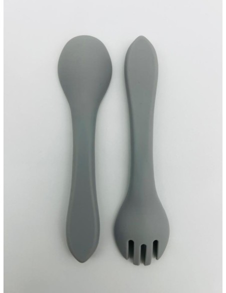 CUBIERTOS SILICONA GRIS CUBIERTOS SILICONA GRIS