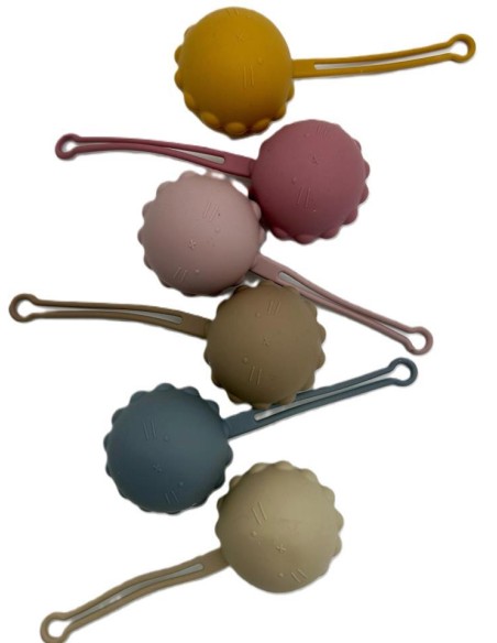 FUNDA CHUPETE SILICONA BEIGE