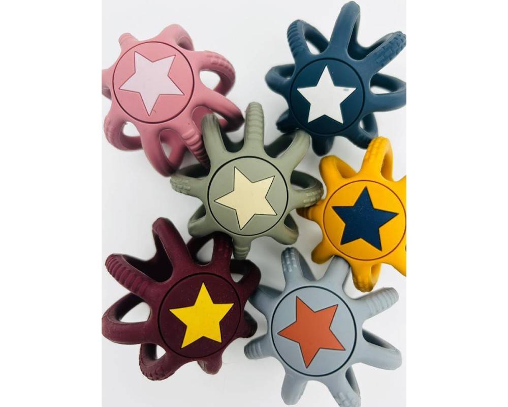 PELOTA MORDEDOR SILICONA MUSGO