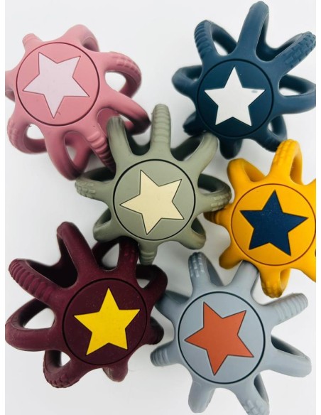 PELOTA MORDEDOR SILICONA ROSA