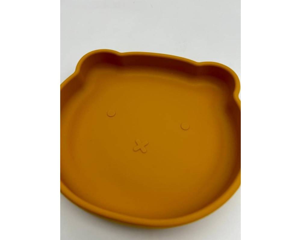 PLATO SILICONA MOSTAZA