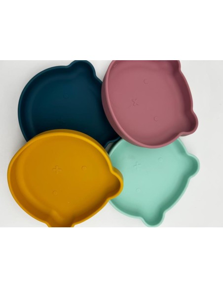 PLATO SILICONA MOSTAZA