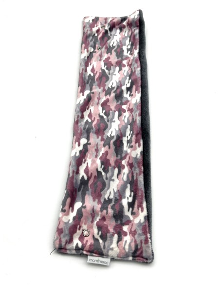 Cuello pelo Camuflaje rosa