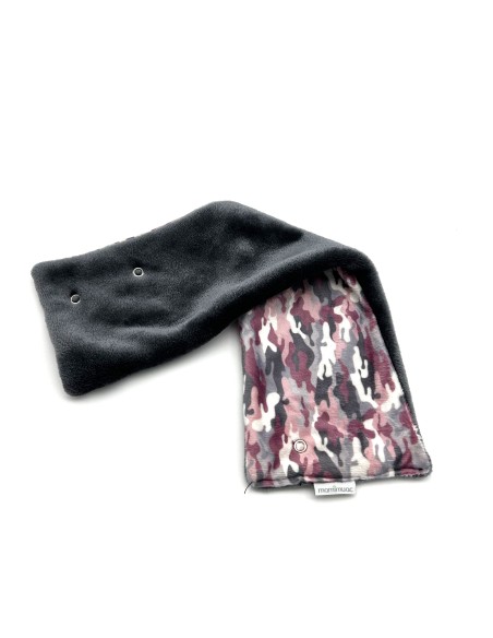 Cuello pelo Camuflaje rosa