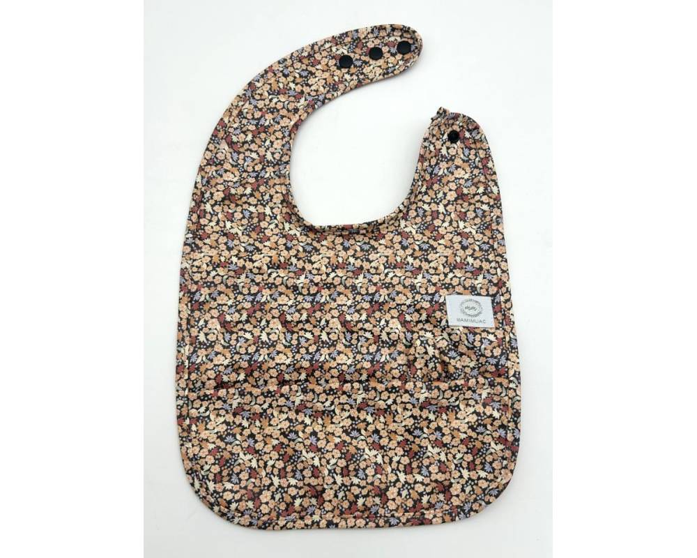 Babero Basic PU Flores