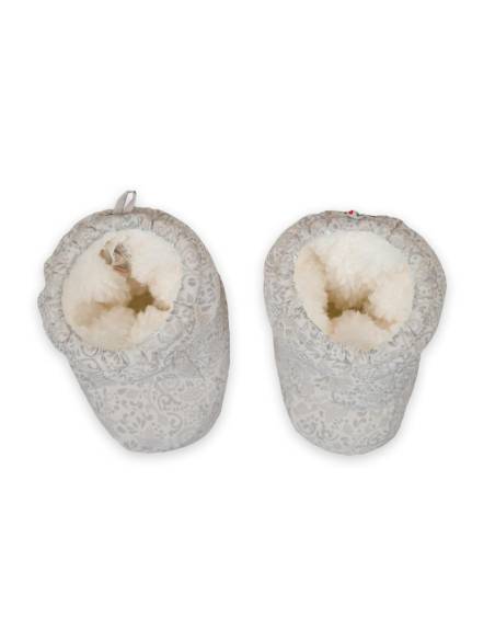 Socker Bota Taslon impermeable lana polar