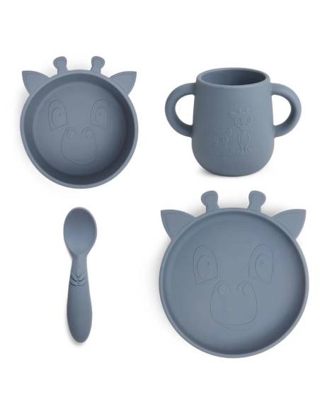 NU123 Lykke sil dinner set 4-pack Giraf Bering Sea NU123 Lykke sil dinner set 4-pack Giraf Bering Sea