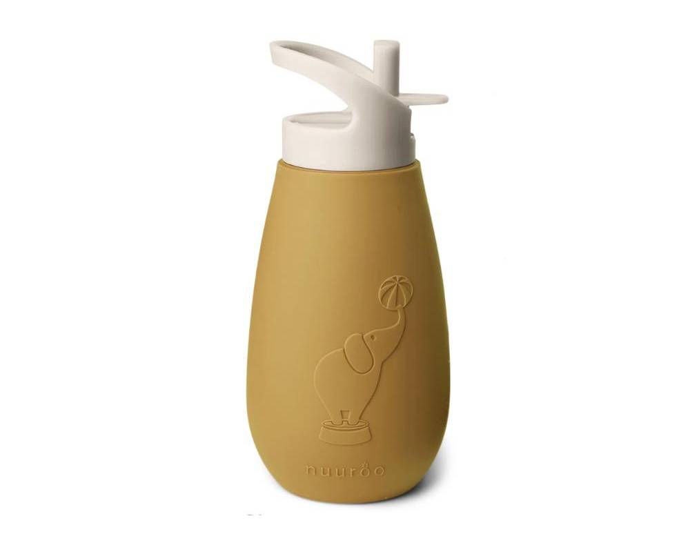 NU436 Pax botella silicona - 350 ml Dusty yellow