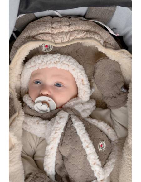 MUFFLER Bufanda Folklore con forro polar Sherpa