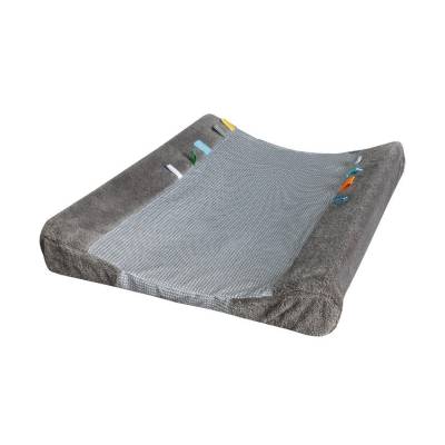 GOTS Funda Cambiador Happy Dressing Storm Grey