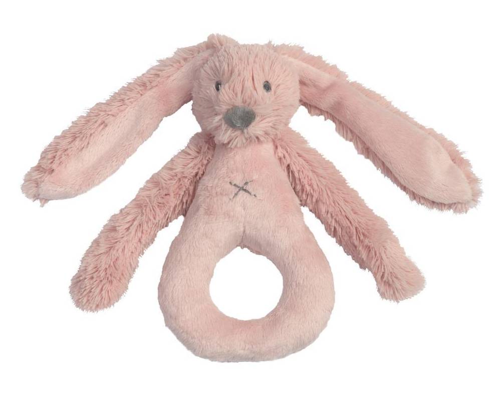 Old Pink Rabbit Richie Rattle 18 cm