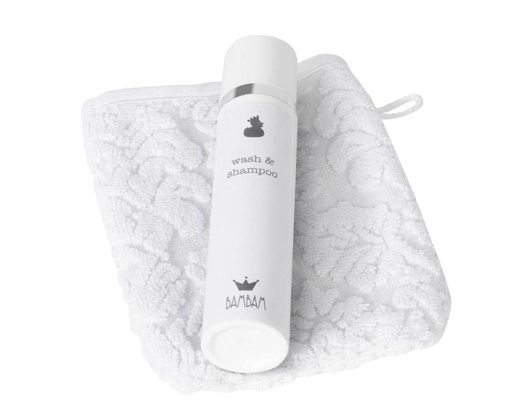 Caja regalo baño  manopla shampoo