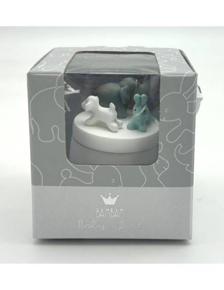 Cajita animales 5 5 cm  en caja regalo