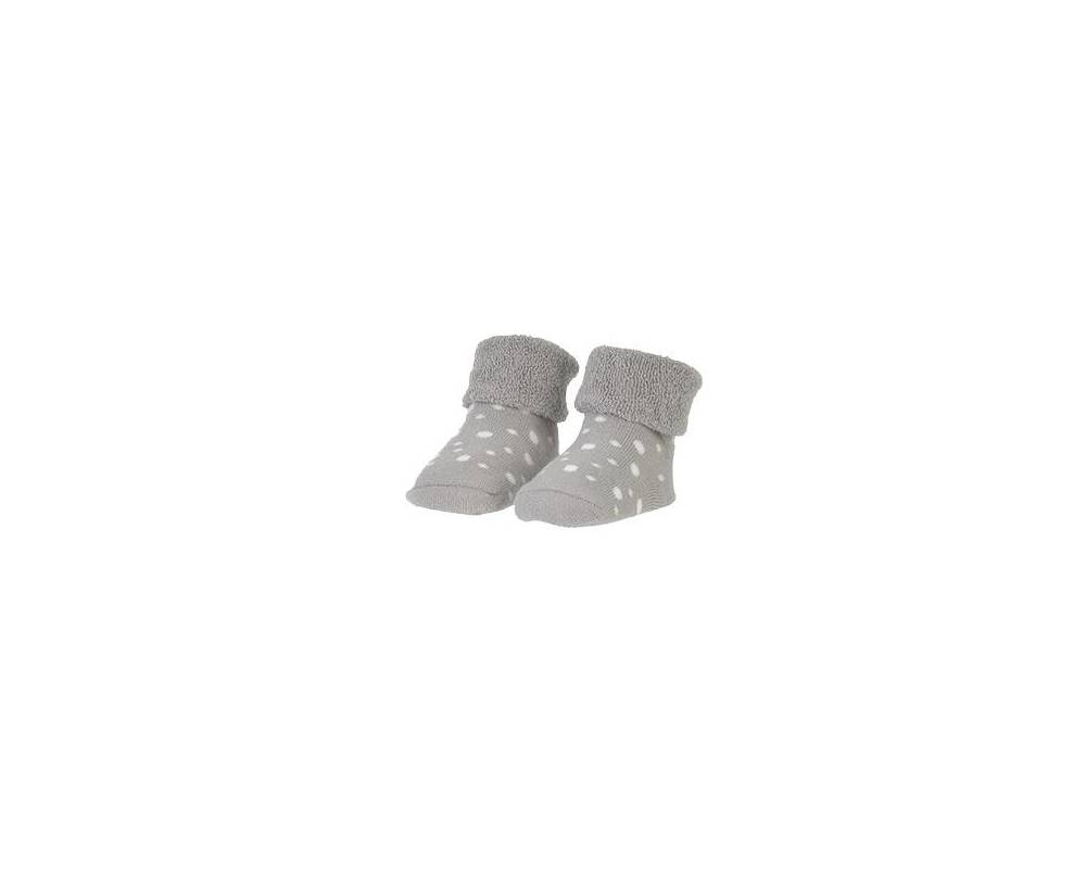 Organic Socks Grey with Dots