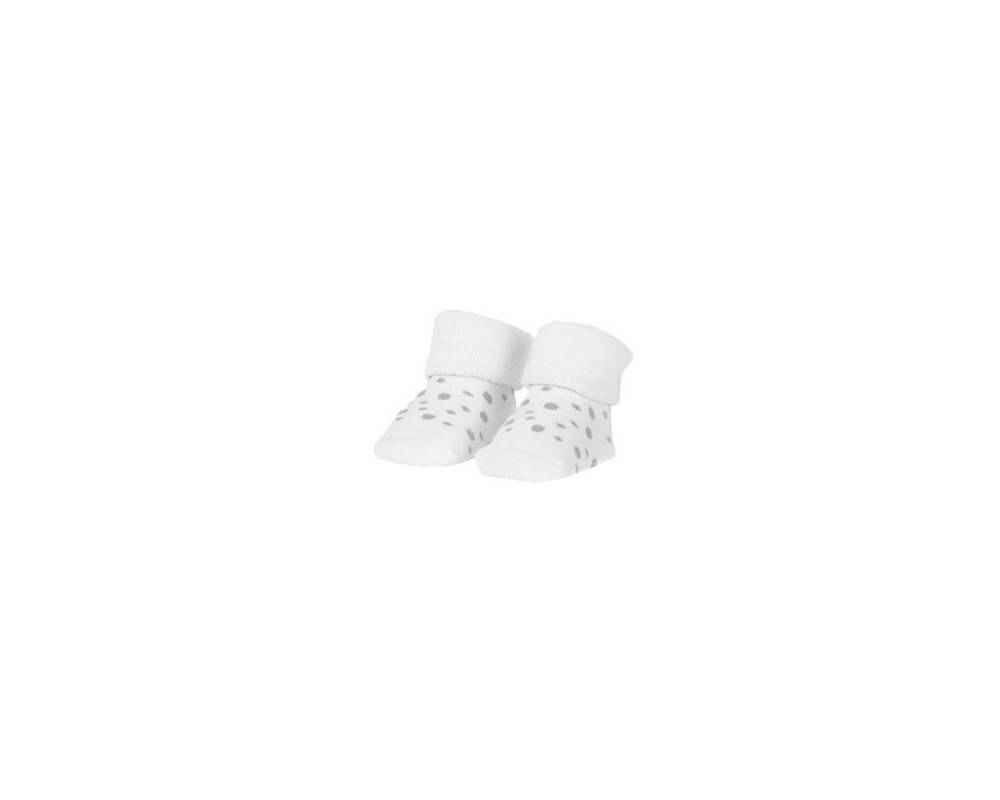 Organic Socks White with Dots