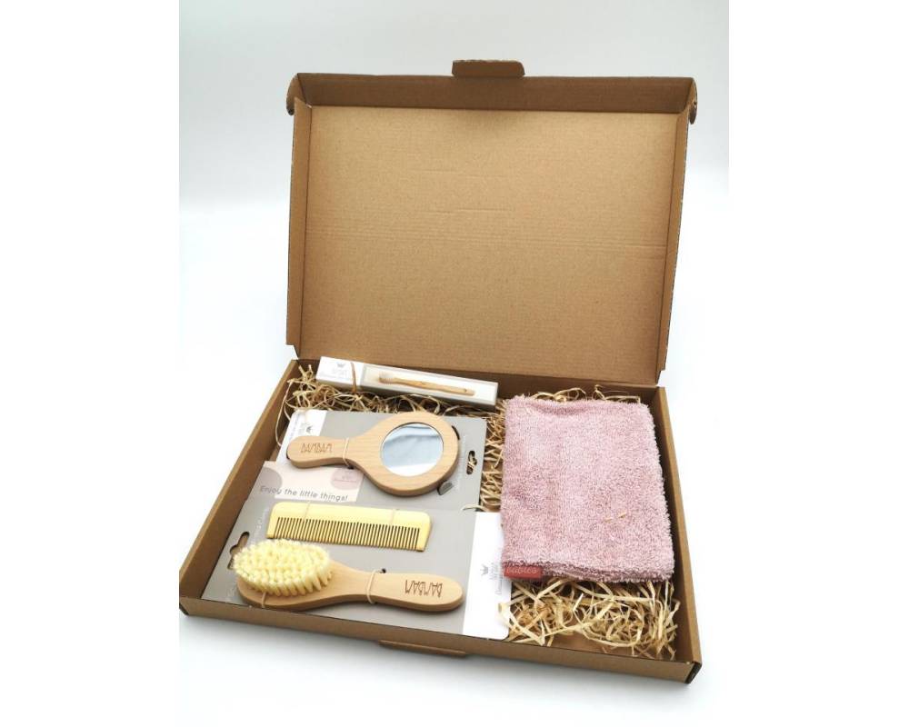 Organic Giftbox Baby Care Pink