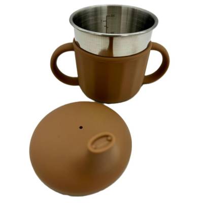 Taza Aprendizaje Acero Silicona visón
