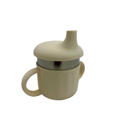 Taza Aprendizaje Acero Silicona Beig