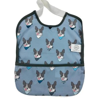 BABERO GOMA IMP  BUP AZUL