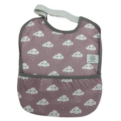 BABERO GOMA IMPERMEABLE  NUBE ROSA