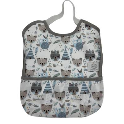 BABERO GOMA IMPERMEABLE MAPACHE AZUL