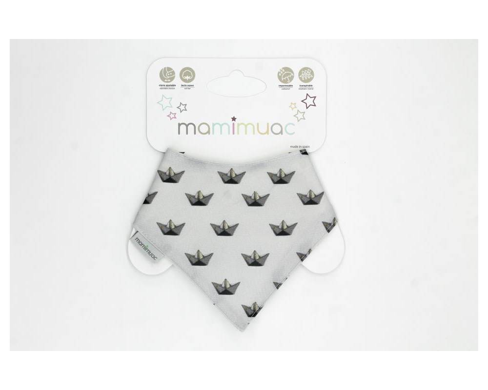 Bandana quitababas barco gris