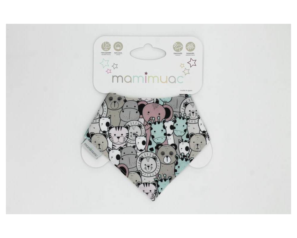 Bandana quitababas zoo rosa