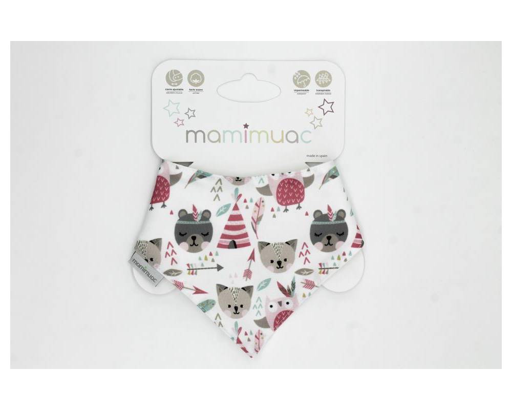 Bandana quitababas mapache rosa 