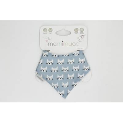 Bandana quitababas gato azul