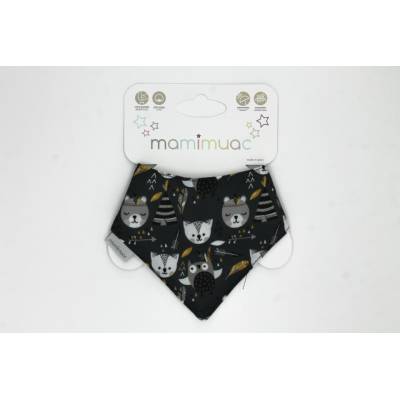 Bandana quitababas mapache mostaza